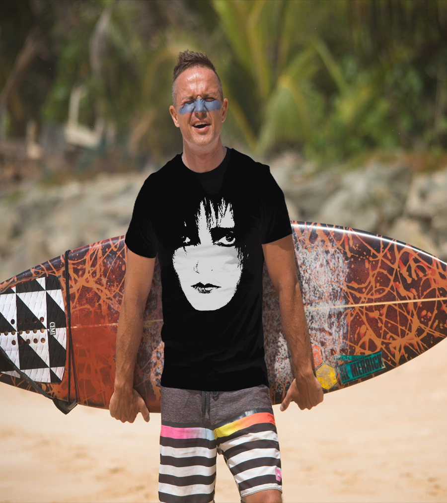 Satb 7 Siouxsie Sioux Monochrome Face T-Shirt