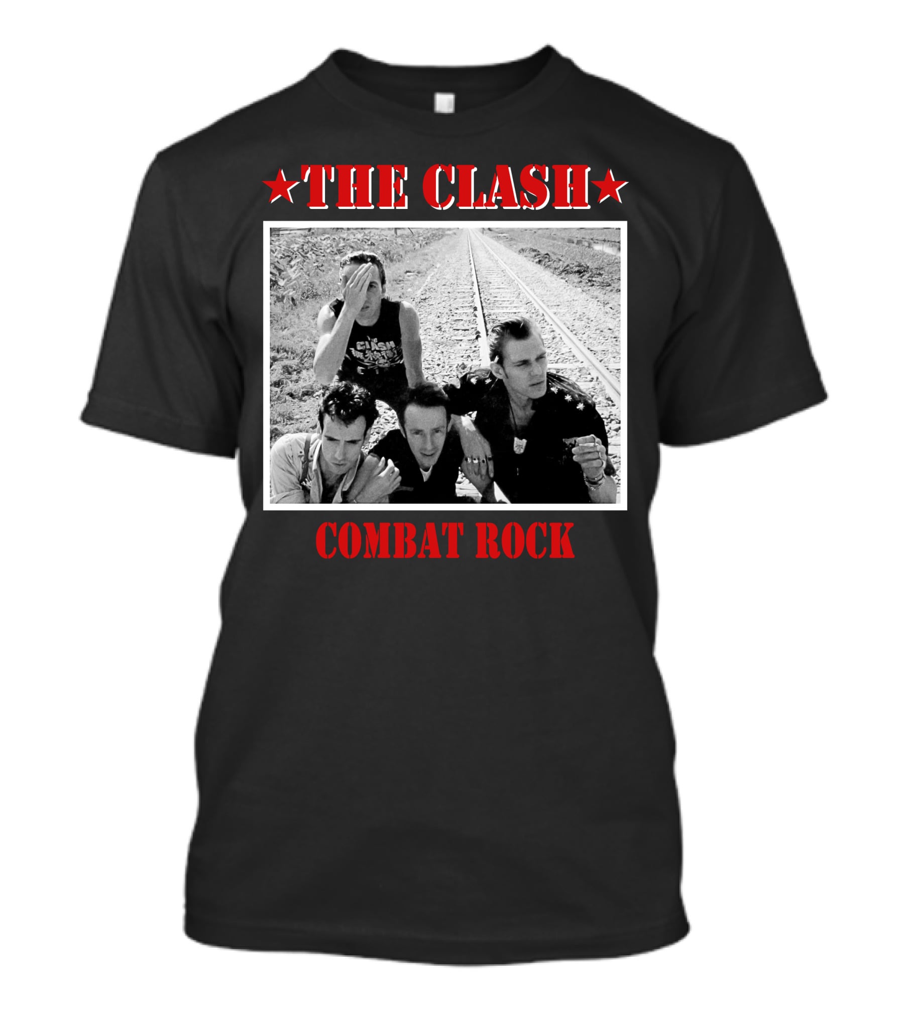 The Clash Combat Rock Album Cover Photo Stars T-Shirt