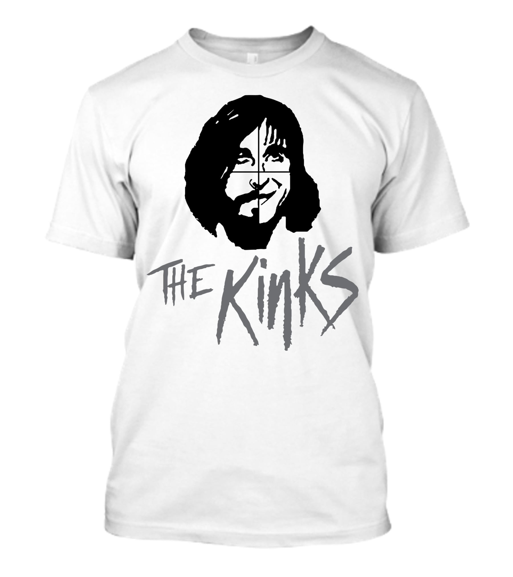 The Kinks Band Logo Face T-Shirt