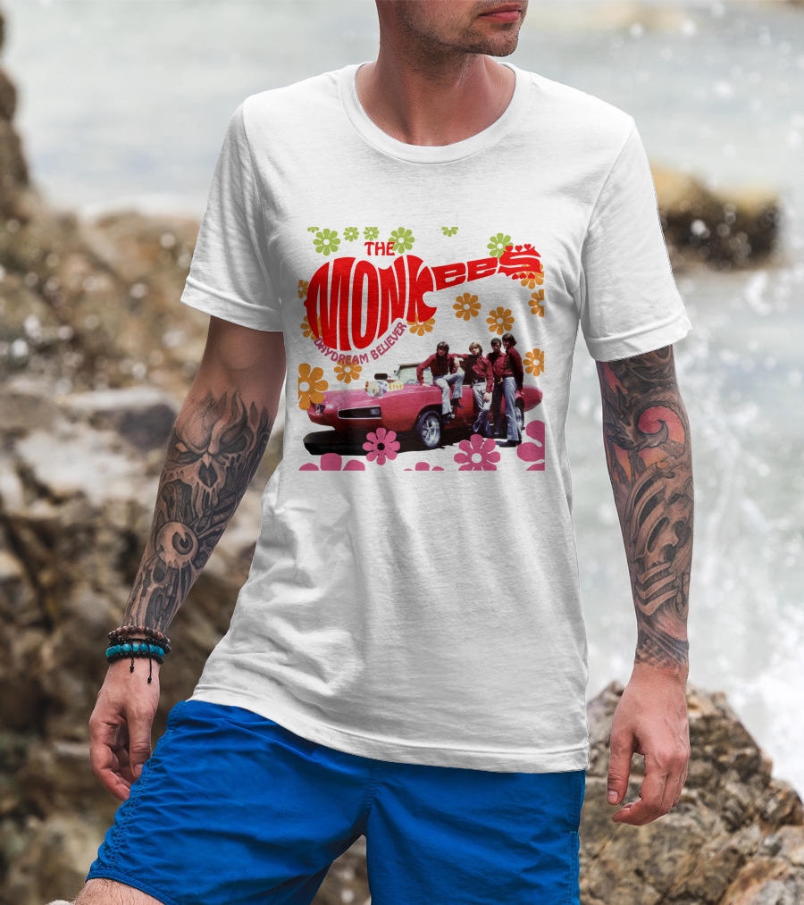 The Monkees Daydream Believer Floral Car T-Shirt