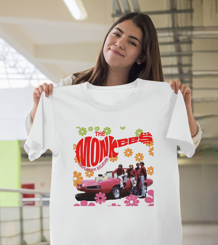 The Monkees Daydream Believer Floral Car T-Shirt