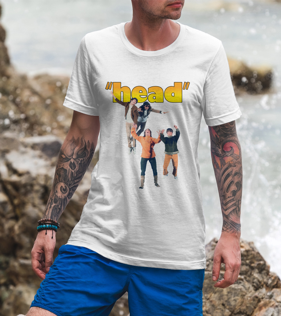 Monkees Head Jumping Pose Retro Style T-Shirt
