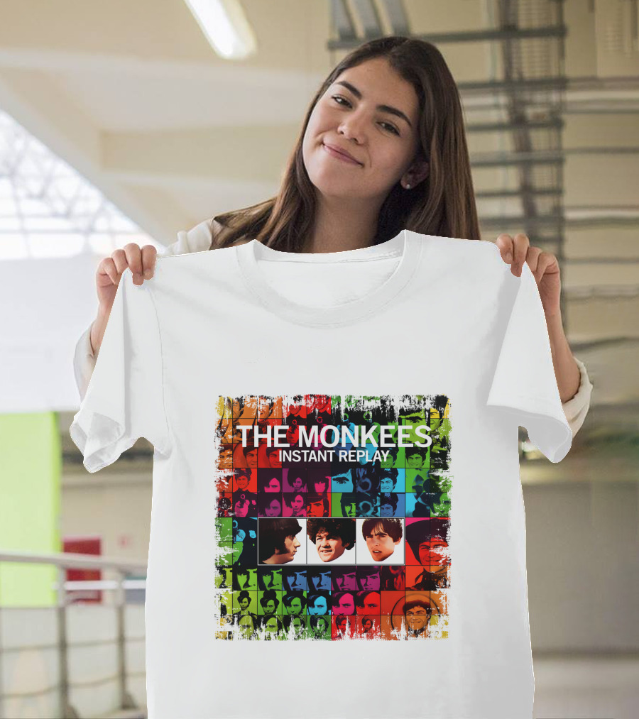 The Monkees Instant Replay Album Art Collage T-Shirt