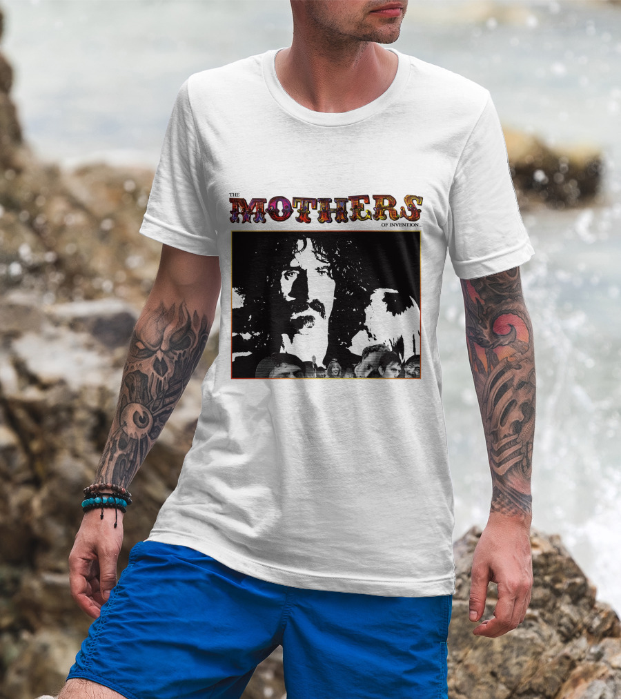 The Mothers Of Invention Frank Zappa Black And White Group T-Shirt