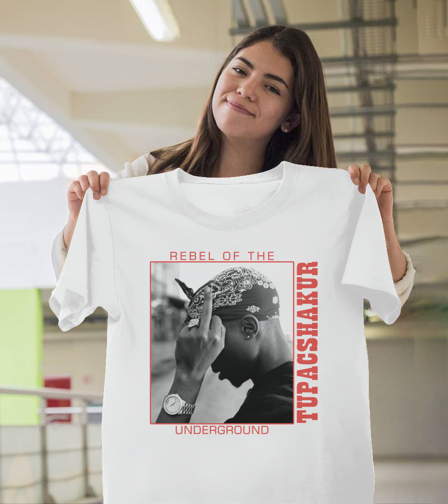 Rebel Of The Underground Tupac Shakur T-Shirt