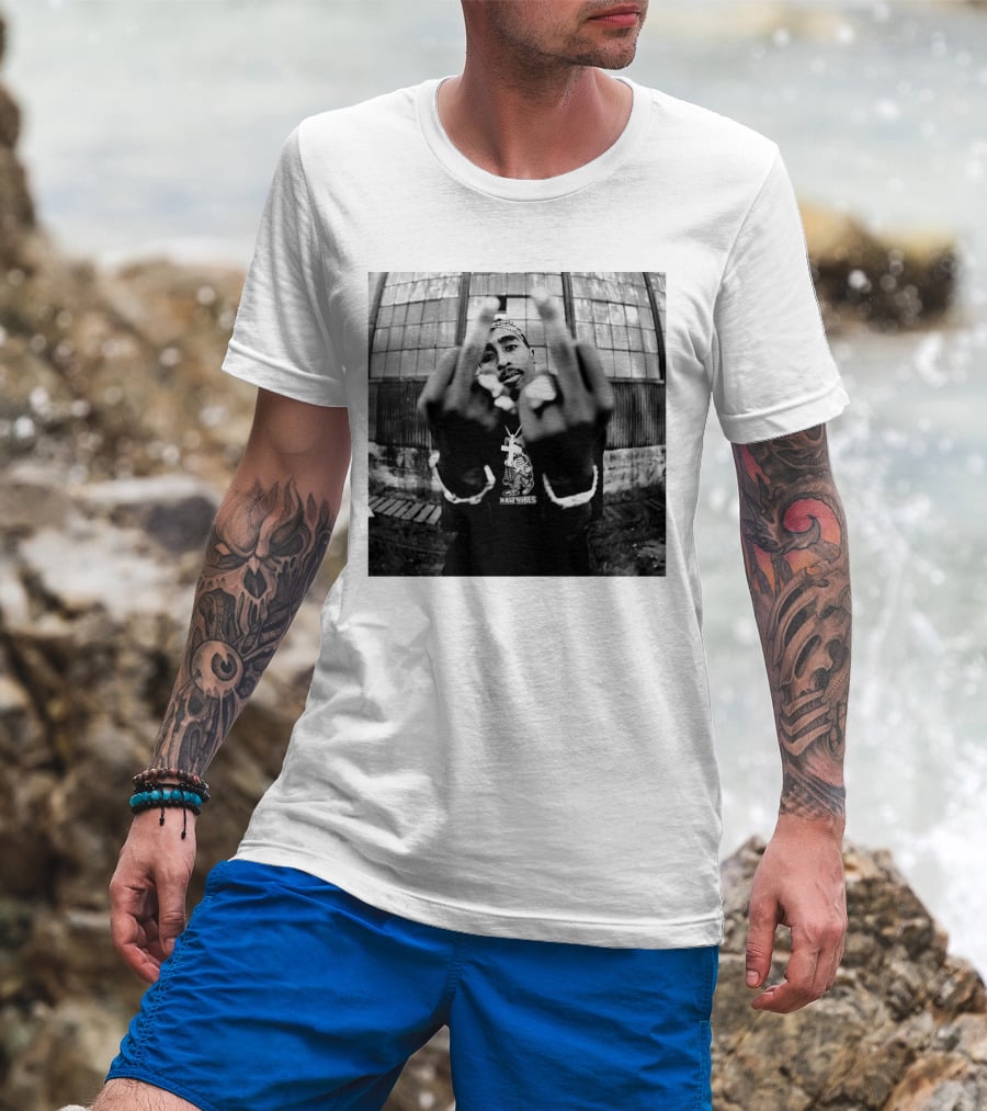 Real Vibez Iconic Black And White Photo T-Shirt