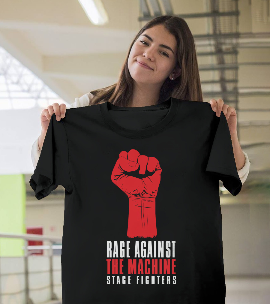 Rage Against The Machine Stage Fighters Fist T-Shirt