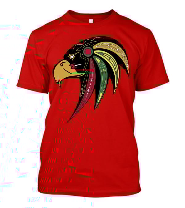 Chicago Blackhawks Stylized Hawk Head T-Shirt