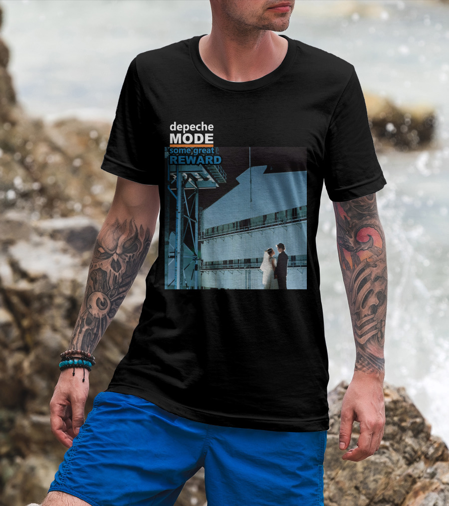 Depeche Mode Some Great Reward Album Cover Night Scene With Bride And Groom T-Shirt