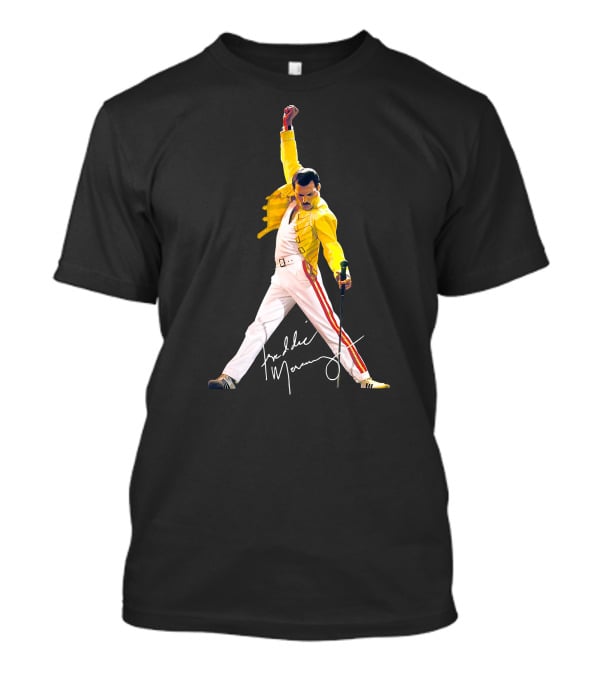 Freddie Mercury Iconic Pose Signature T-Shirt