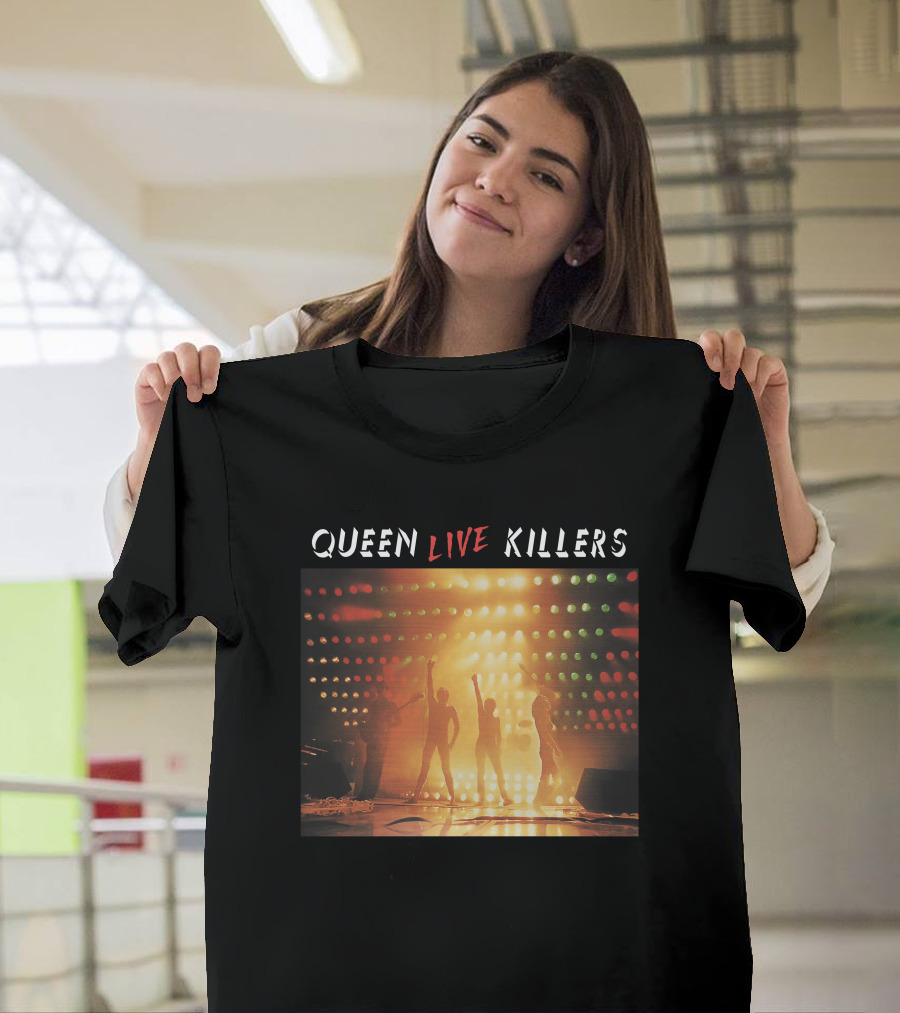 Queen Live Killers Tour Concert Print T-Shirt
