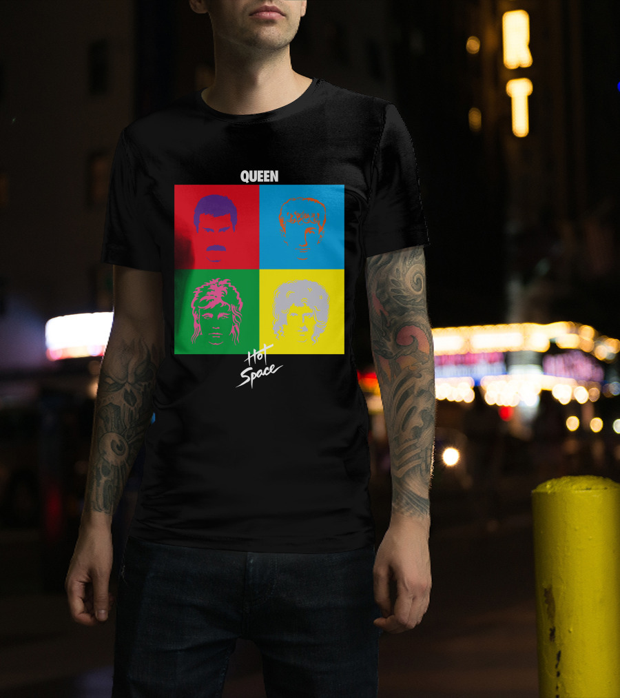 Queen Hot Space Album Cover Pop Art T-Shirt
