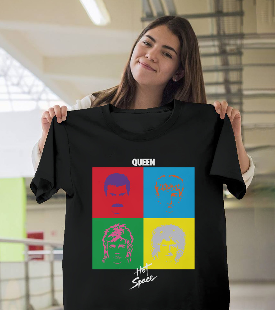 Queen Hot Space Album Cover Pop Art T-Shirt