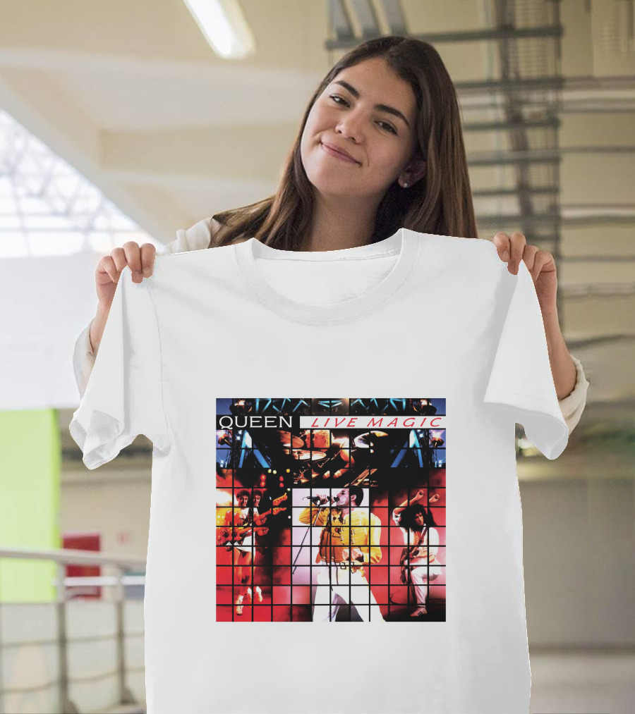 Queen Live Magic Concert Album Artwork Performance 1986 T-Shirt