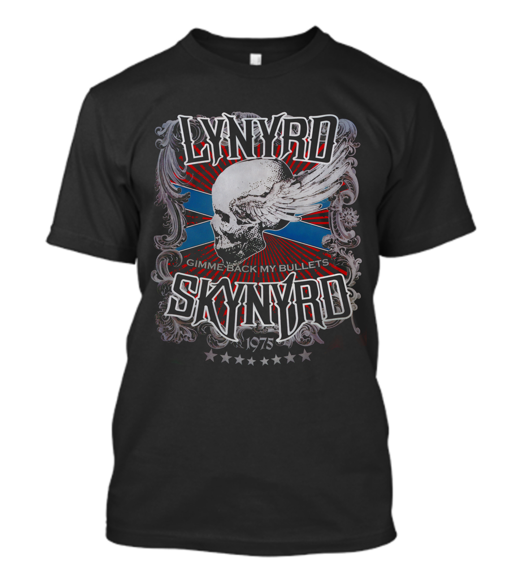 Lynyrd Skynyrd Gimme Back My Bullets 1975 T-Shirt