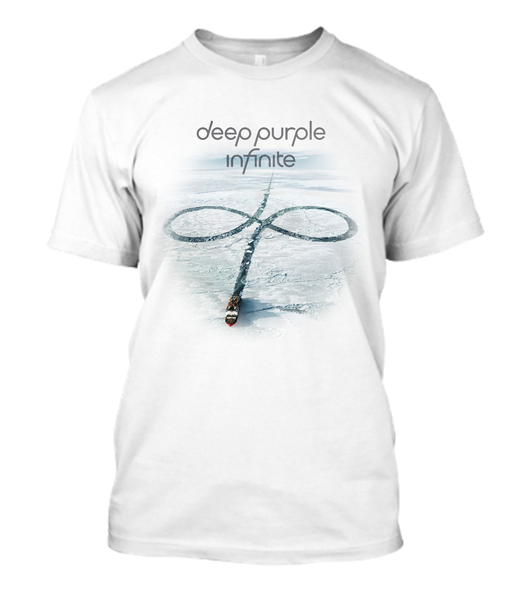 Deep Purple Infinite Arctic Ship Path T-Shirt