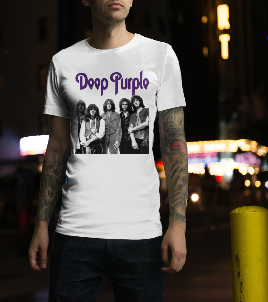 Deep Purple Band Photo Classic Album Era T-Shirt