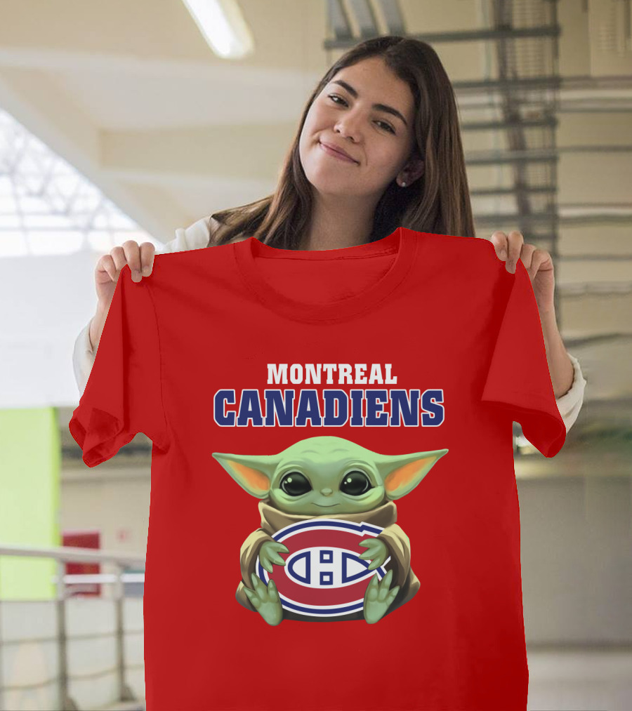 MONTREAL CANADIENS BABY YODA T-Shirt