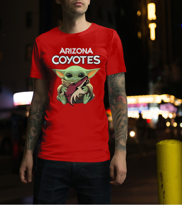 Arizona Coyotes Baby Yoda T-Shirt