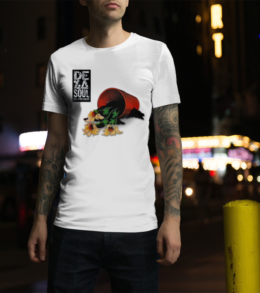 De La Soul Is Dead Flowers Spilling From A Pot T-Shirt
