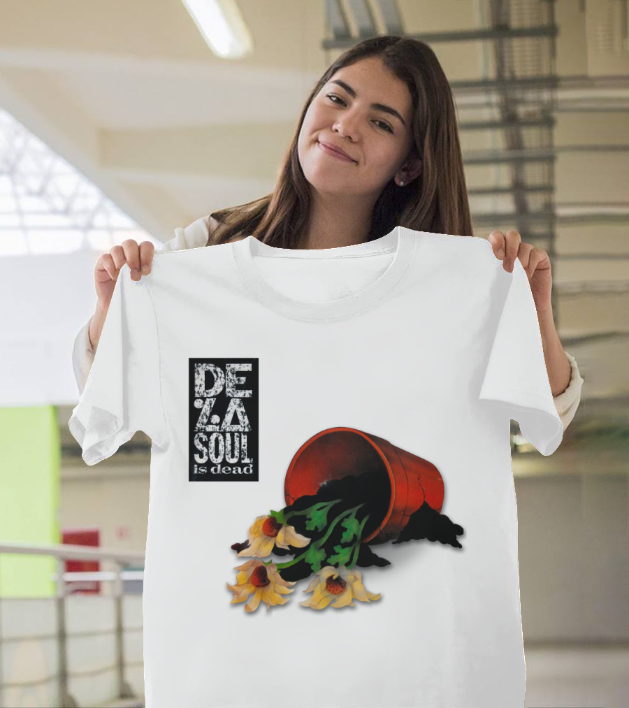 De La Soul Is Dead Flowers Spilling From a Pot T-Shirt