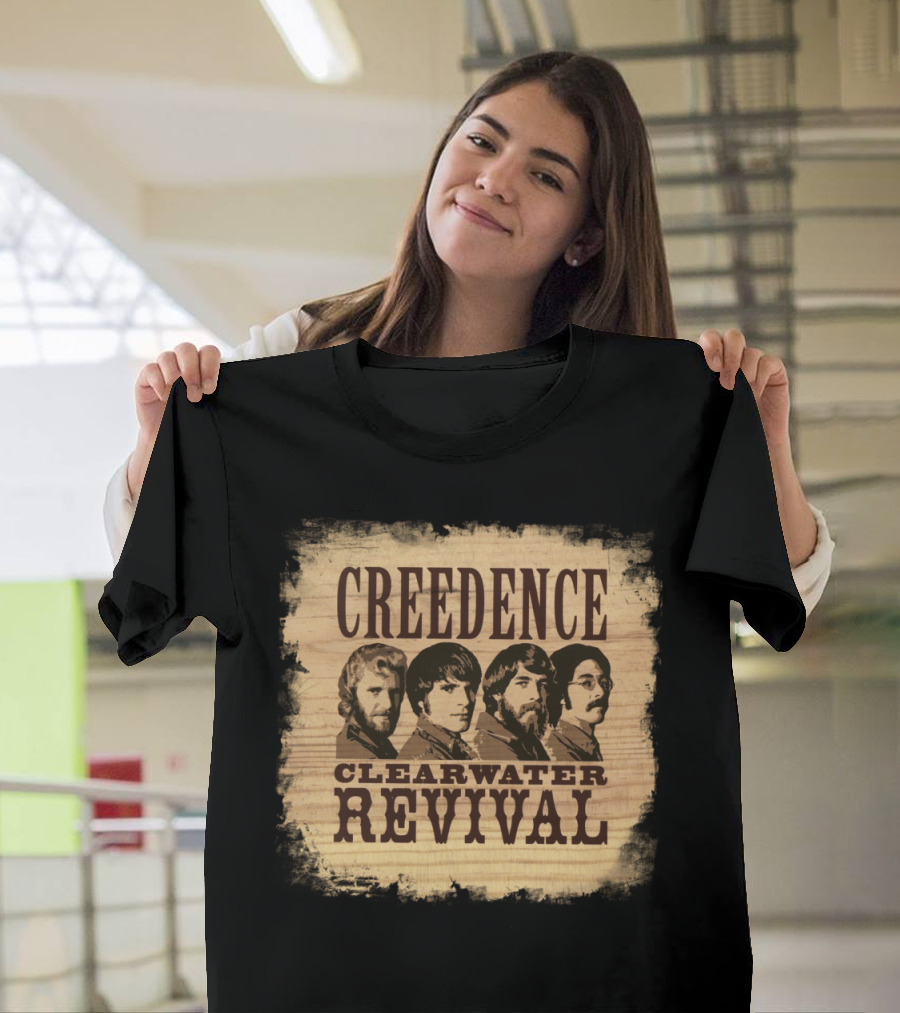 Creedence Clearwater Revival Band Portrait T-Shirt