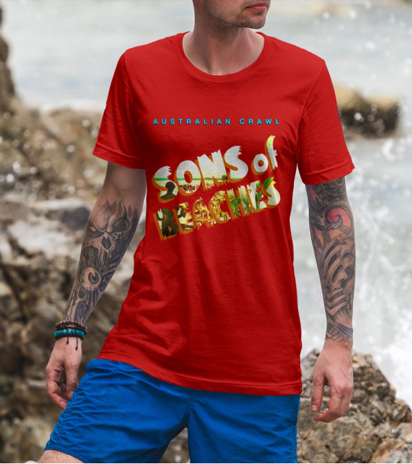 Australian Crawl Sons Of Beaches T-Shirt