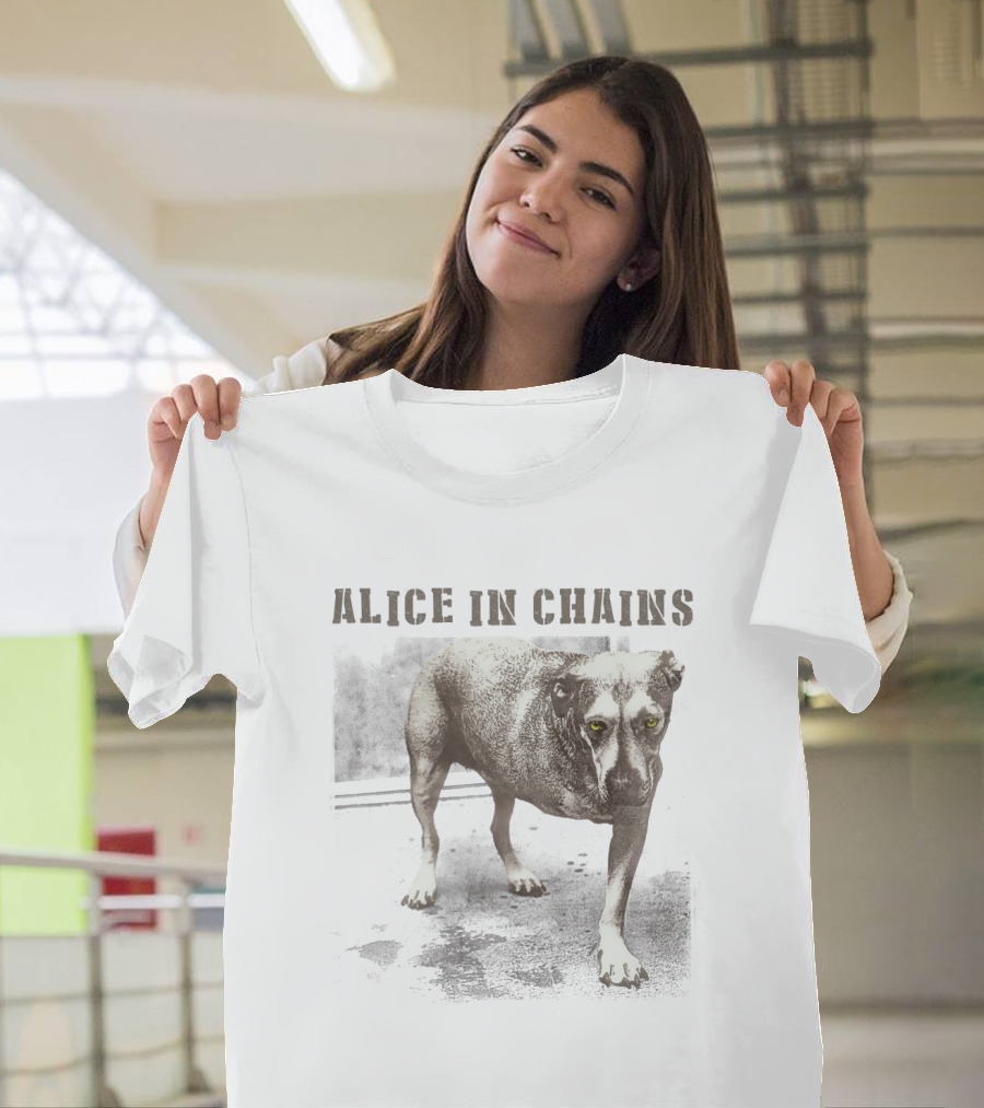 Alice in Chains Dog Image T-Shirt