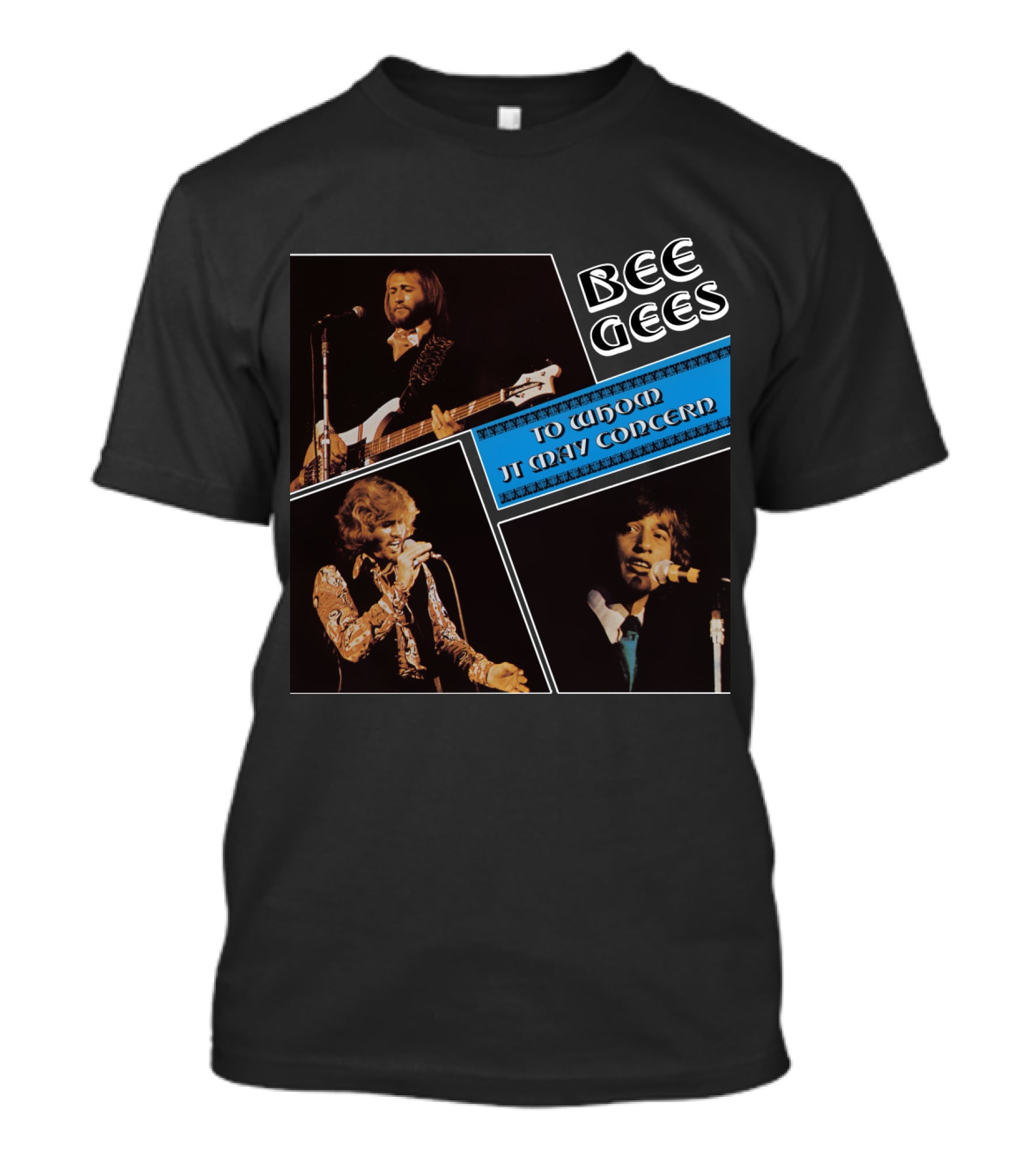 Bee Gees To Whom It May Concern Album Cover T-Shirt