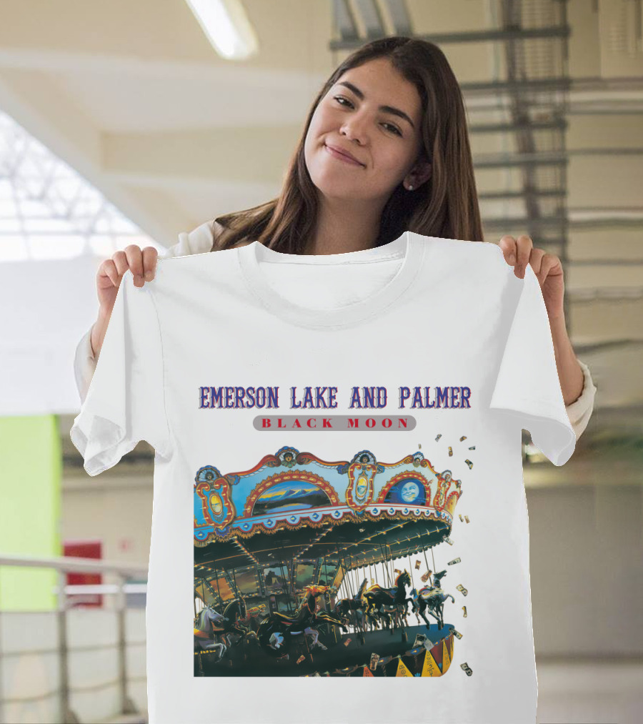 Emerson Lake And Palmer Black Moon Carousel T-Shirt