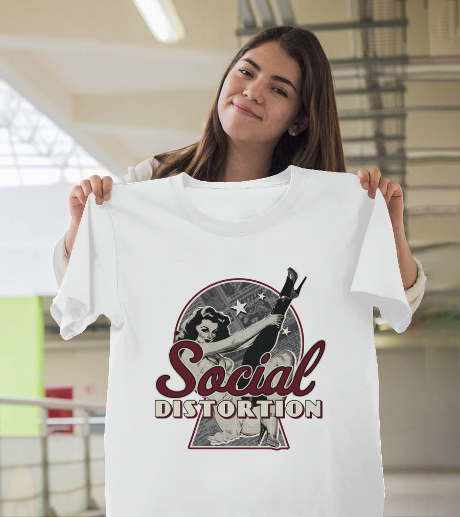 Social Distortion Retro Pin-Up Star T-Shirt
