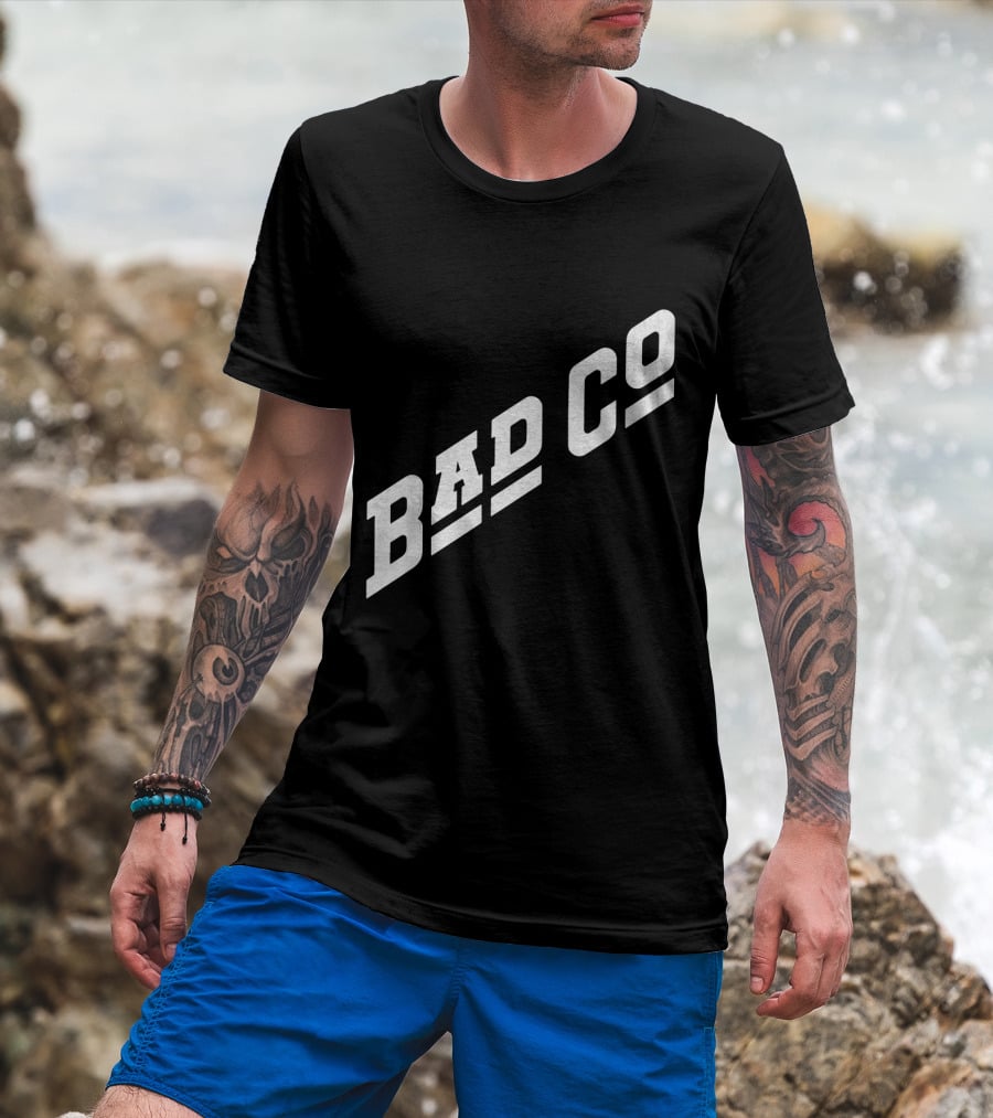 Bad Company Band Logo Classic Text T-Shirt
