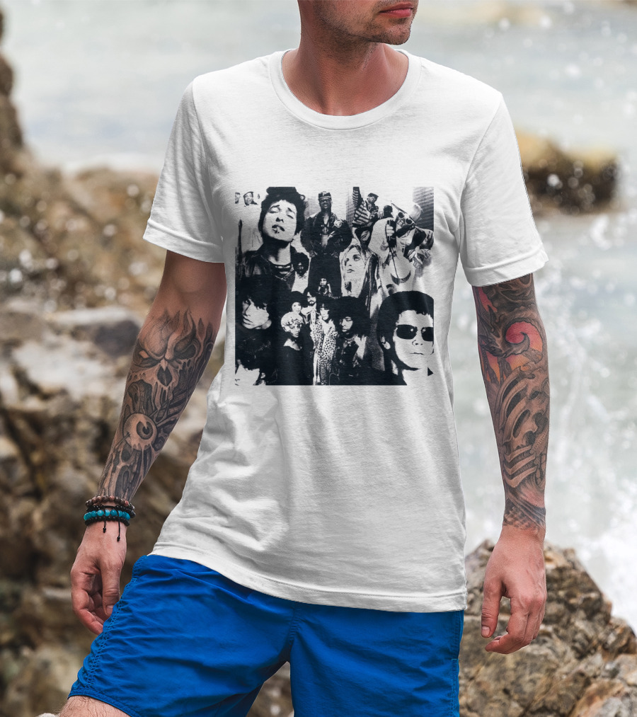 Duran Duran Thank You Album Collage Recognizable Music Figures T-Shirt