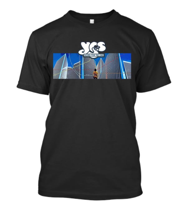 Yes Going For The One Album Cover Skyscraper T-Shirt