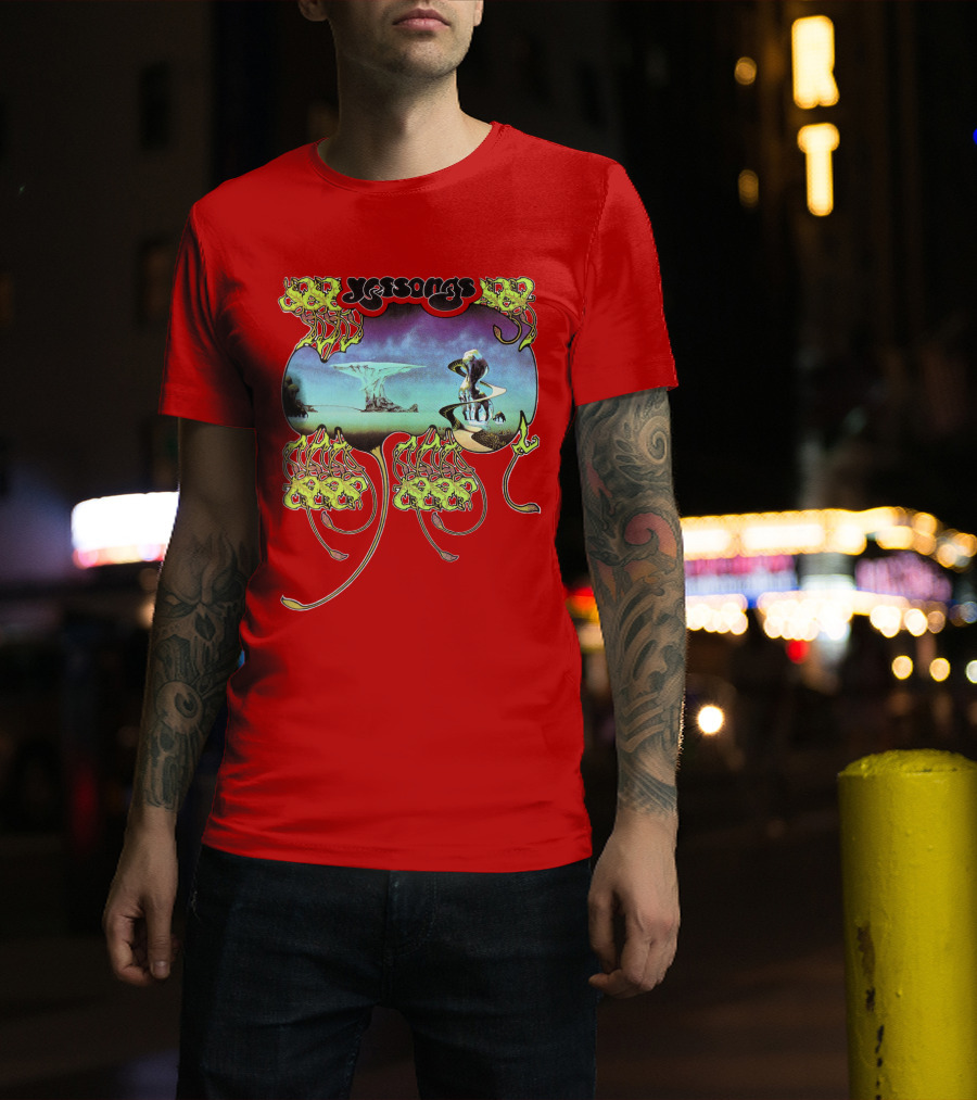 Yes Yessongs Album Artwork Fantasy Landscape T-Shirt
