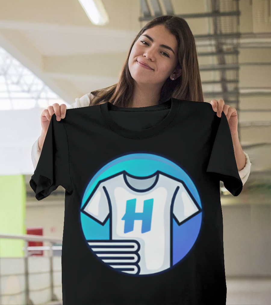Hafrito H Logo On Shirt With Folded Laundry T-Shirt