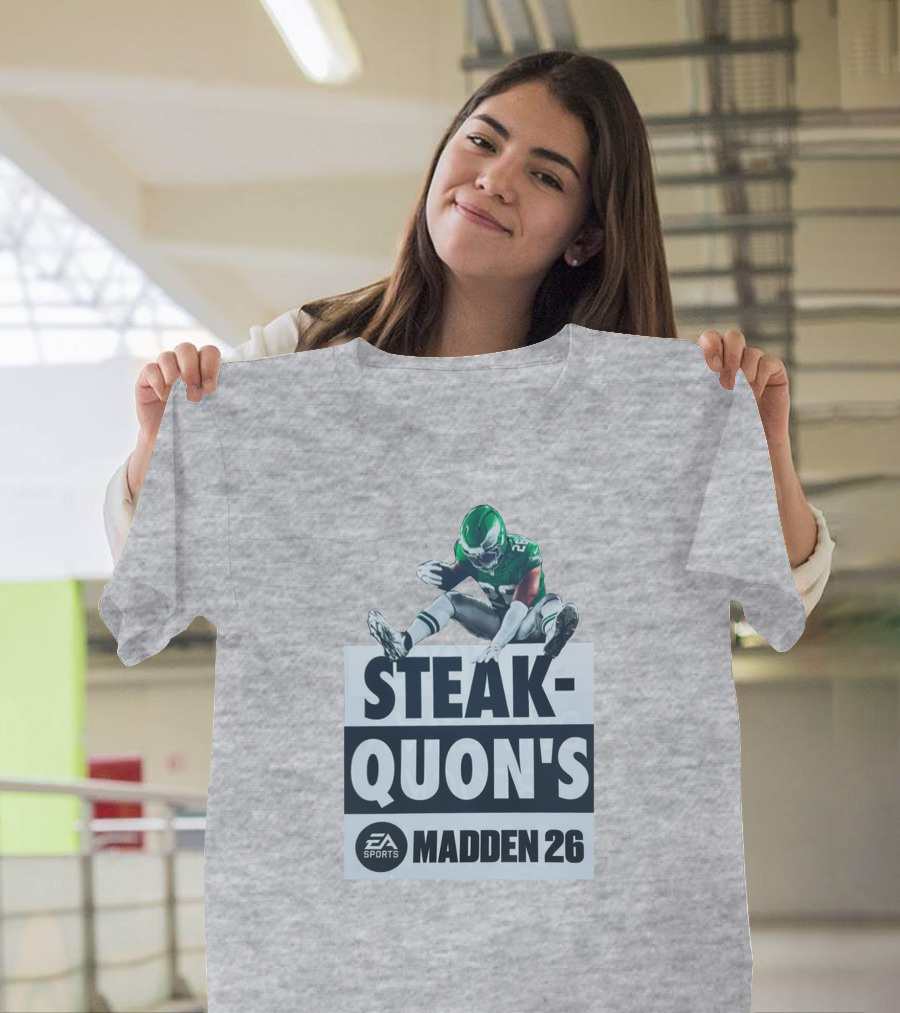Saquon Barkley Steak Quon’s EA Sports Madden 26 Philadelphia Eagles T-Shirt