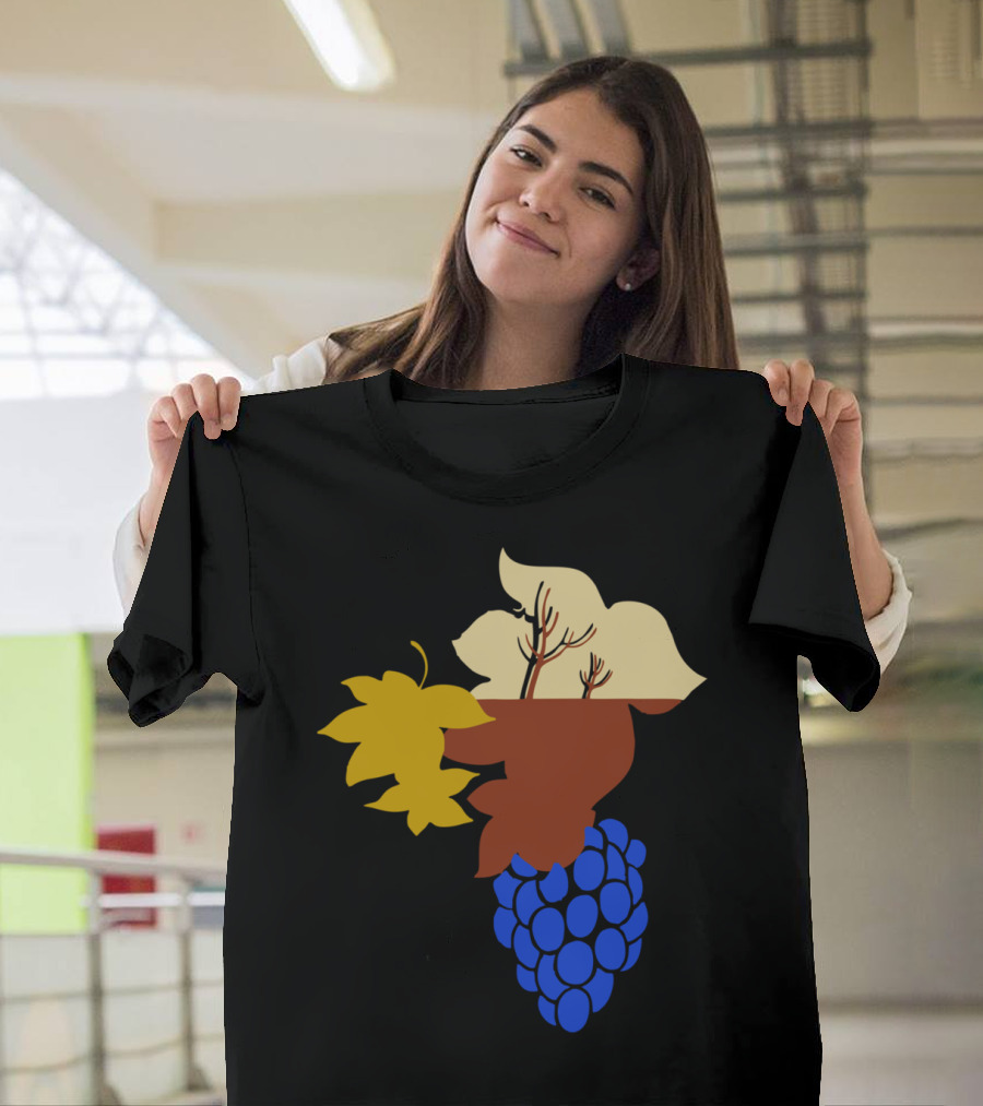 Autumn Or Fall T S Leaves Trees Grapes T-Shirt