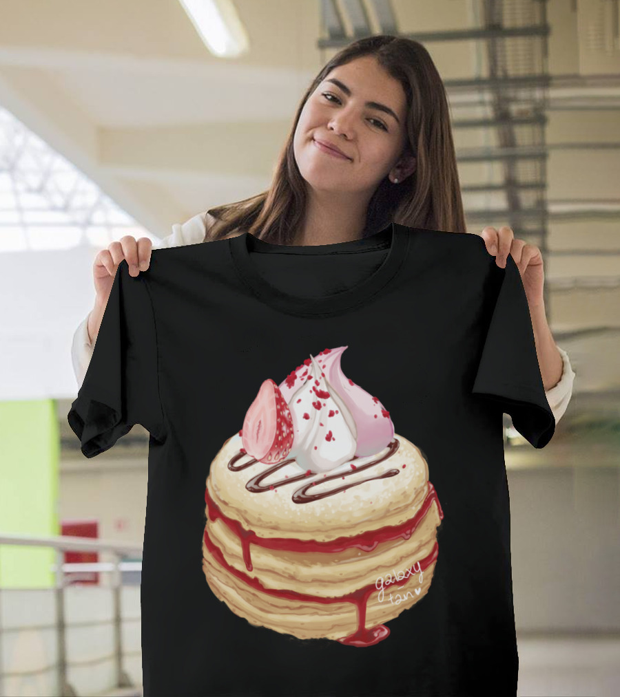 Galaxy Tan Dessert Pourm Strawberry Cream Drizzle T-Shirt