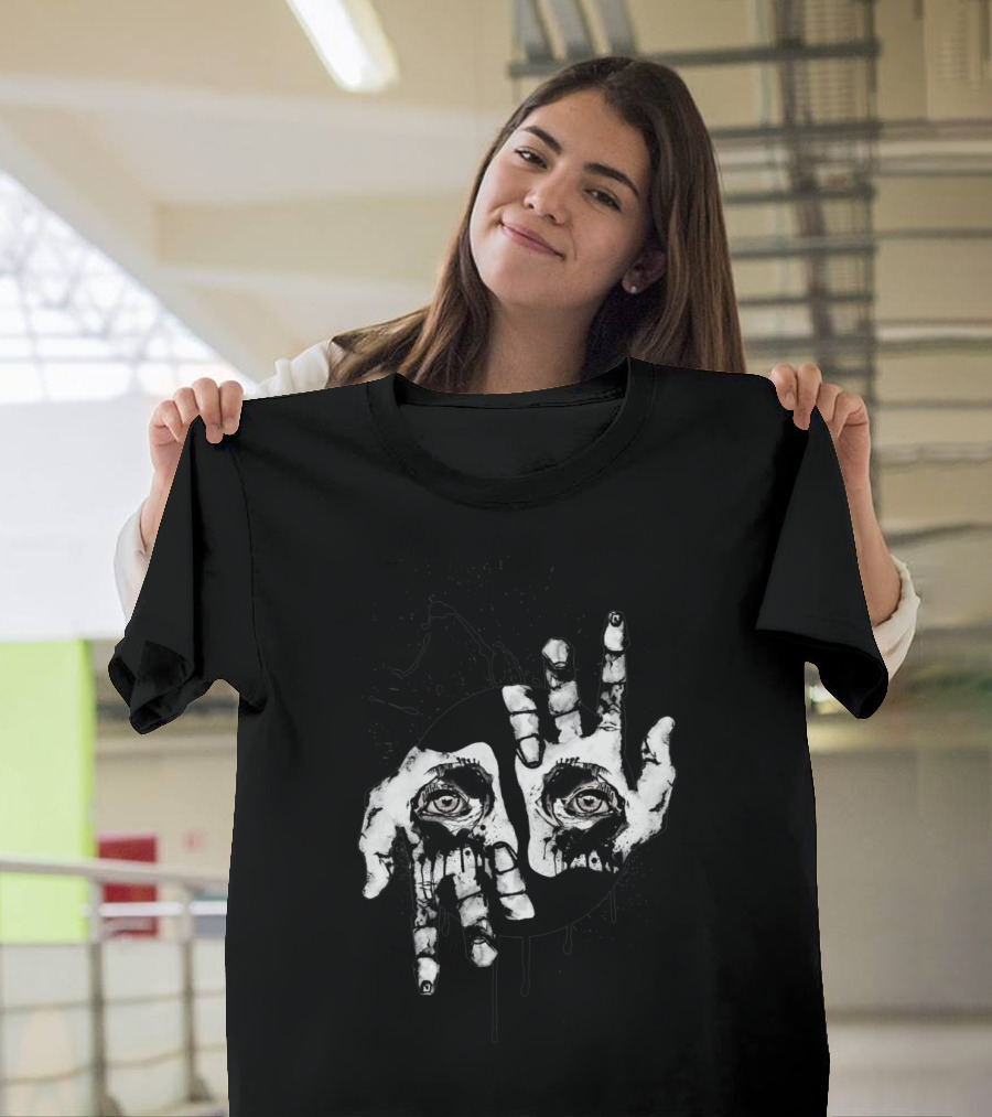 Judgement Skeleton Hand Eyes Dark Circle T-Shirt