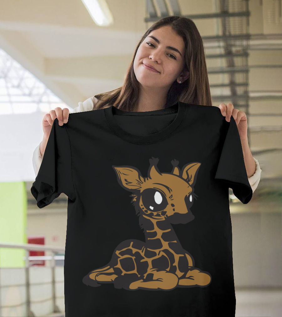 Cute Baby Giraffe T Shirt Adorable Animal T-Shirt