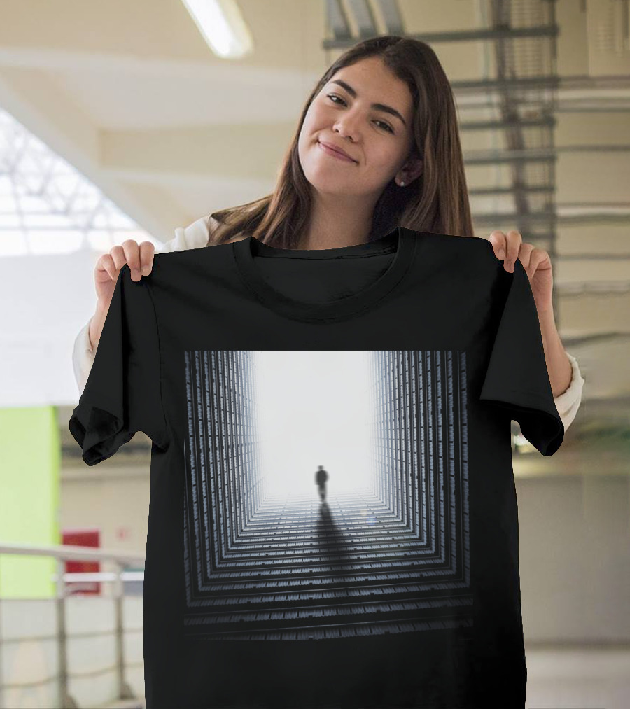 Tunnel Perspective Silhouette Light Escape T-Shirt