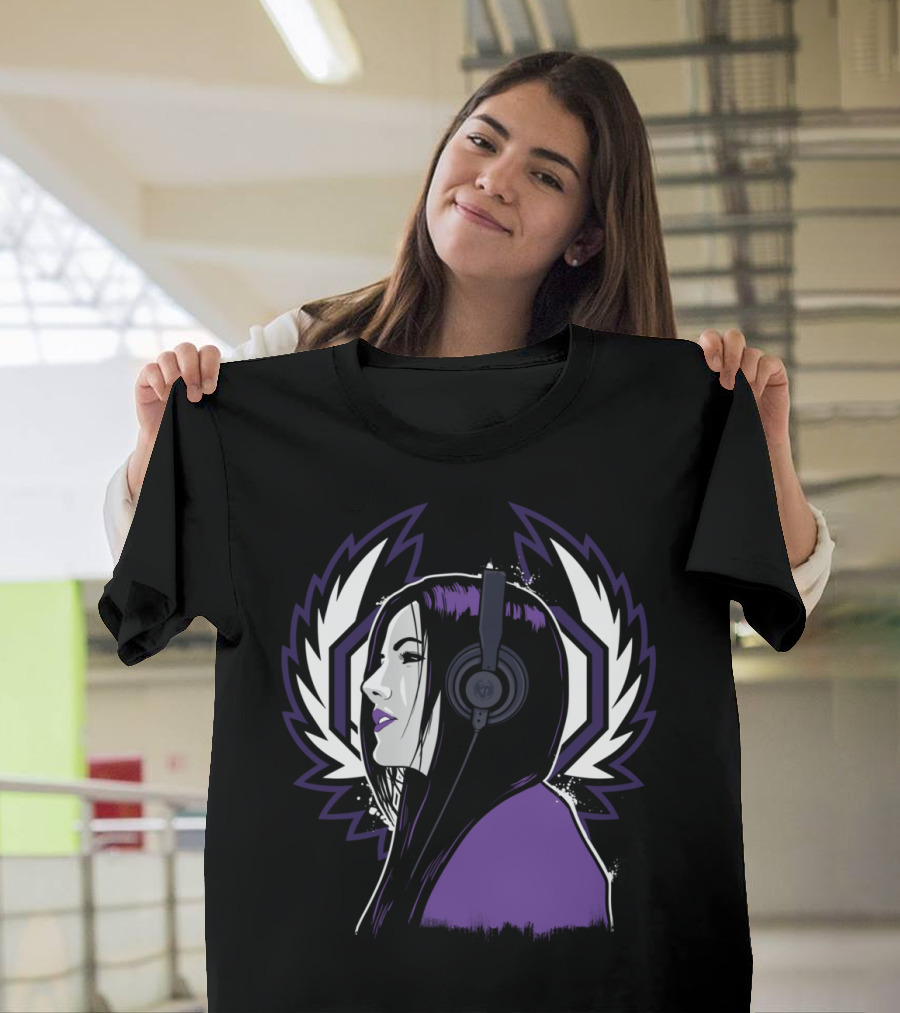 KayPea Headphones Wings Gaming T-Shirt