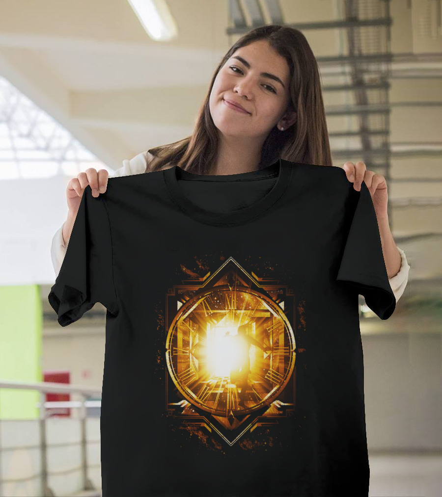 Back In Time Time-Travel Light Portal Adventure T-Shirt