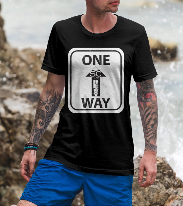 SC 14:77 Breezway One Way Sign T-Shirt