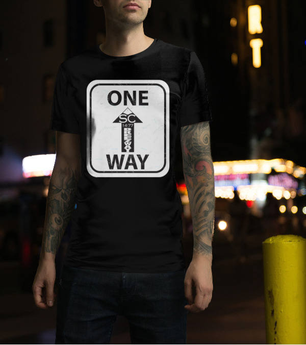 SC 14:77 Breezway One Way Sign T-Shirt
