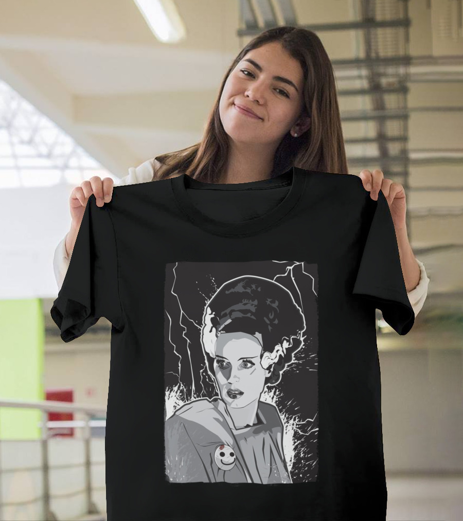 Bride of Frankenstein Vintage Horror Classic T-Shirt