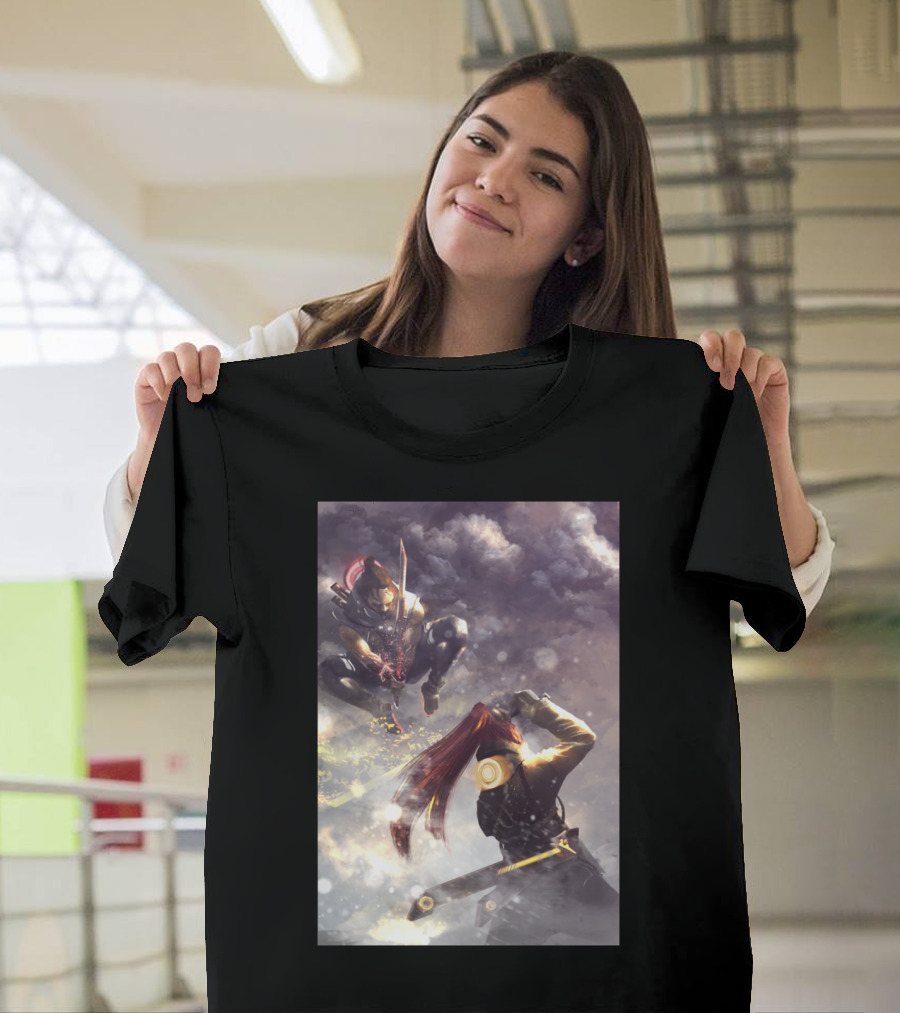 Bring It On Art Pri Ninja Battle Scene T-Shirt