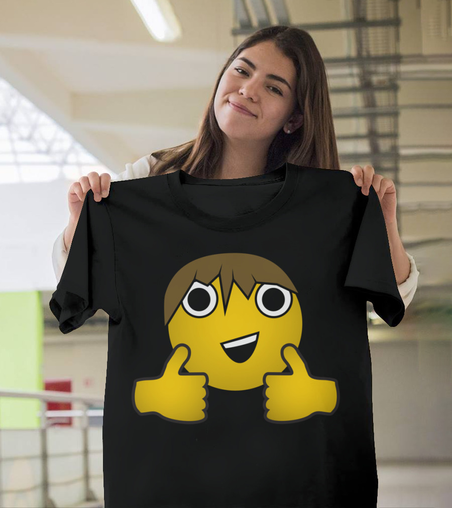 Bro Emoji Thumbs Up Face T-Shirt