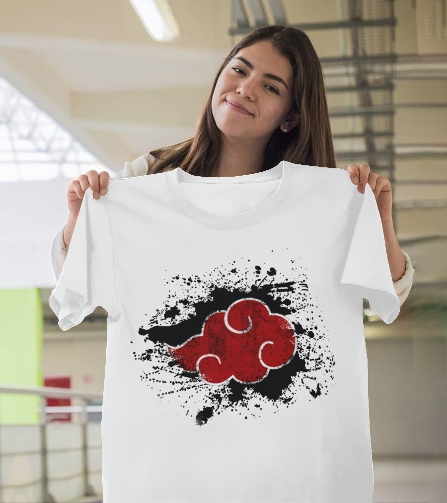Red Akatsuki Cloud Hidden Organisation T-Shirt